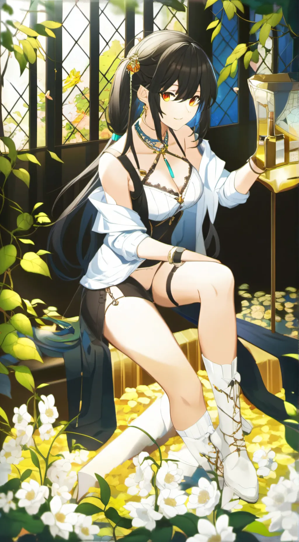 ai character: Mis heart background