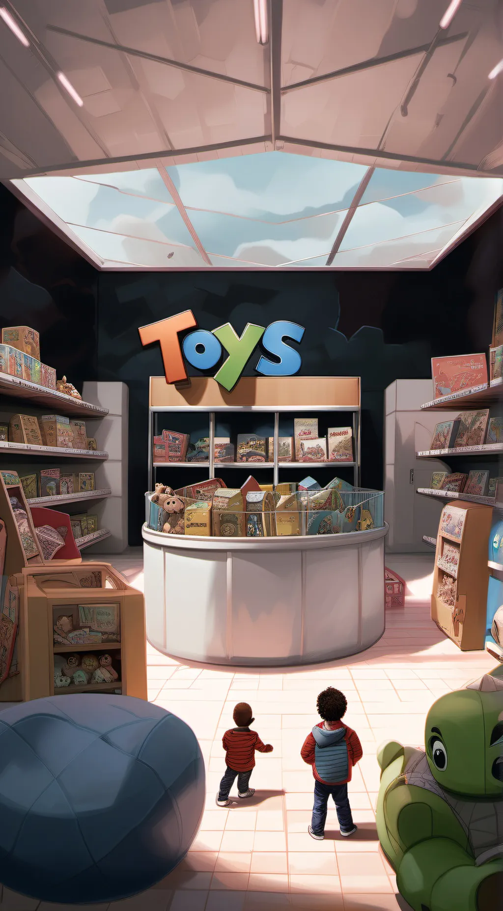 ai character: the memory of Toys background