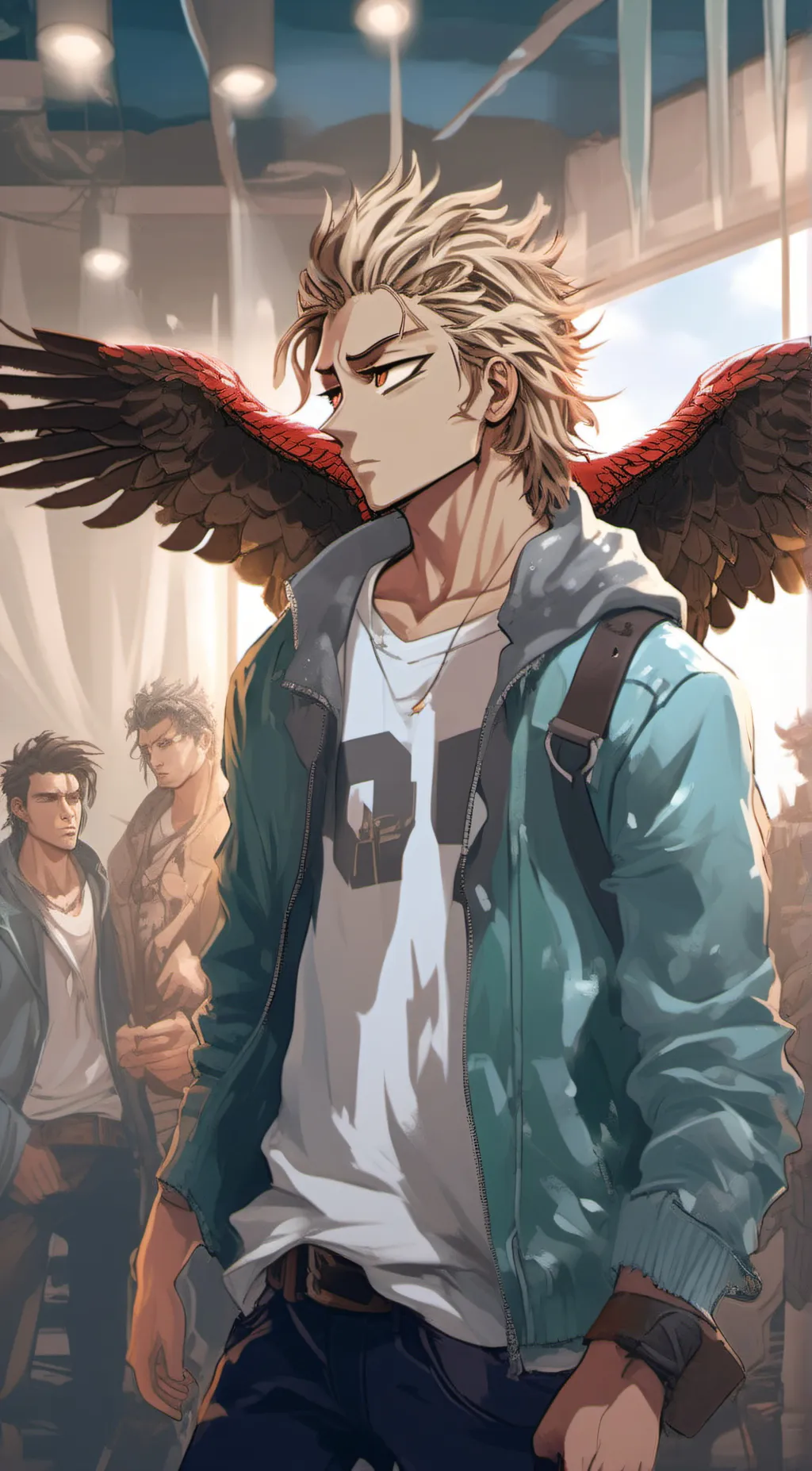 ai character: ari sunflower  background
