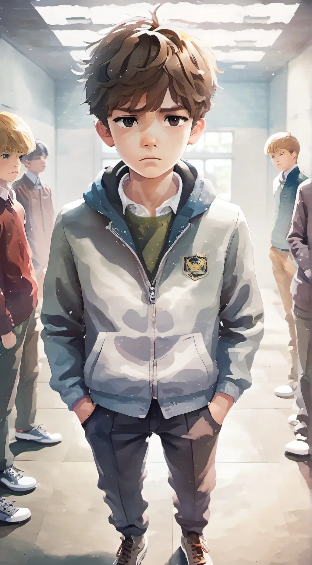 ai character: Young bully background