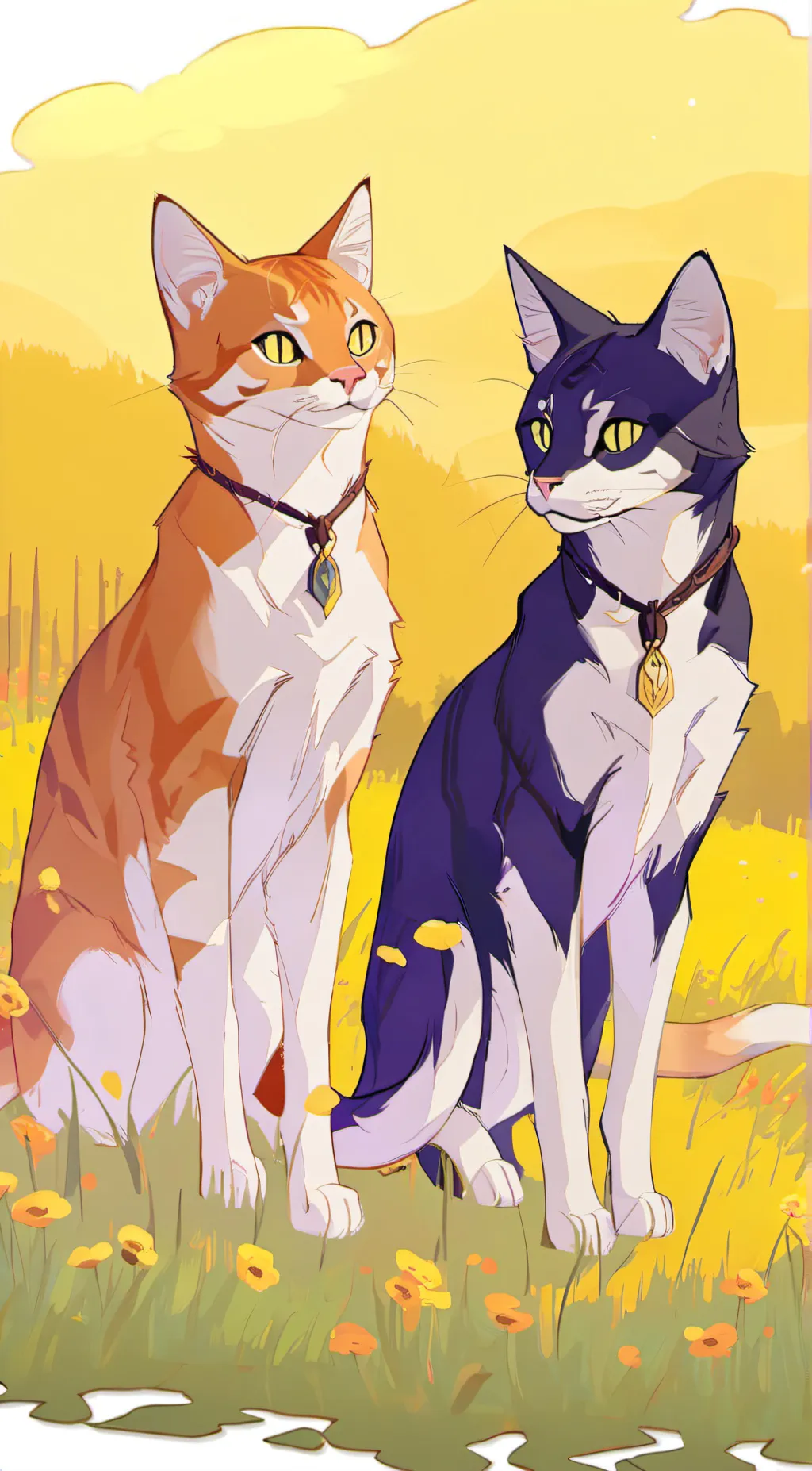 ai character: Warior cats background