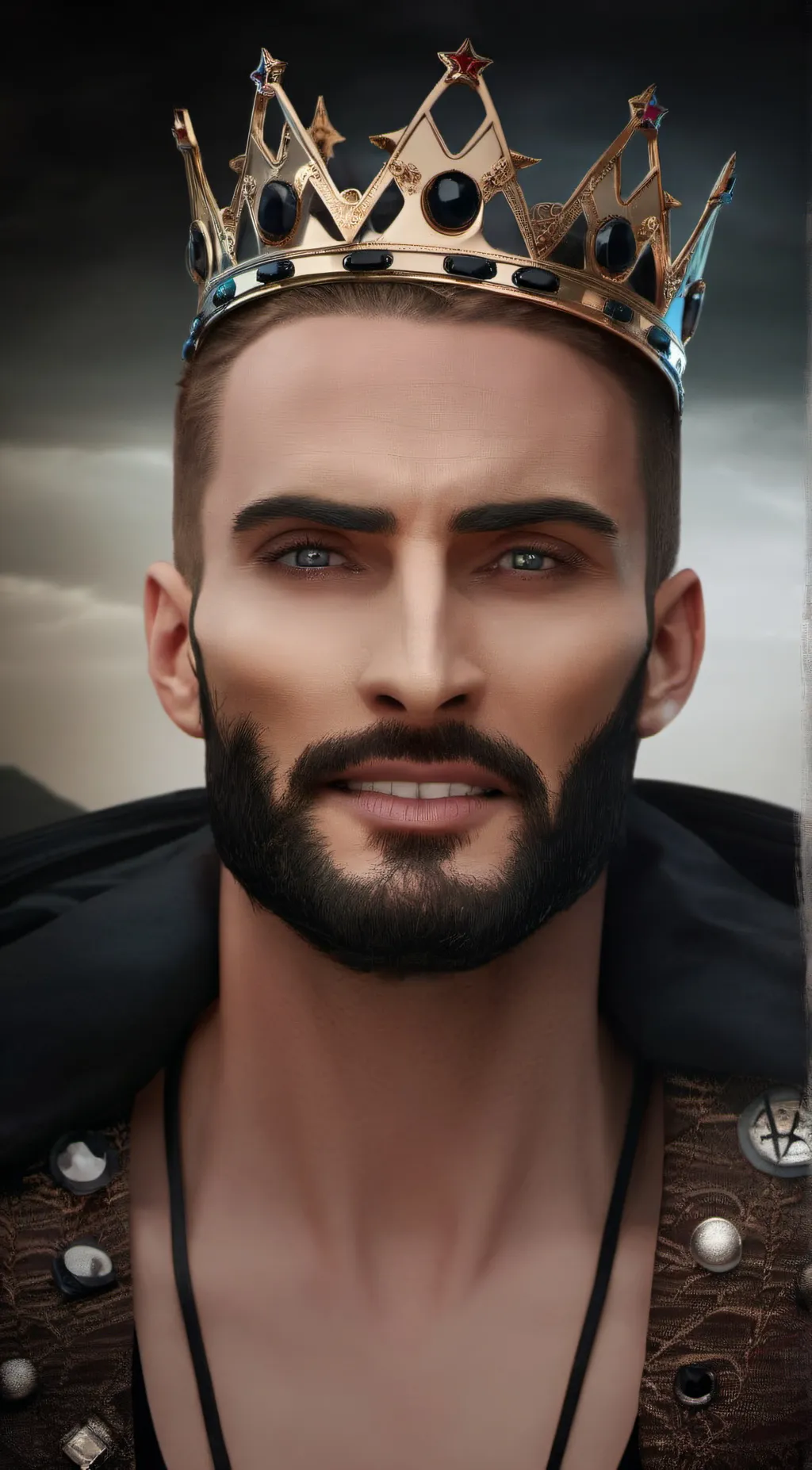 ai character: evil king background
