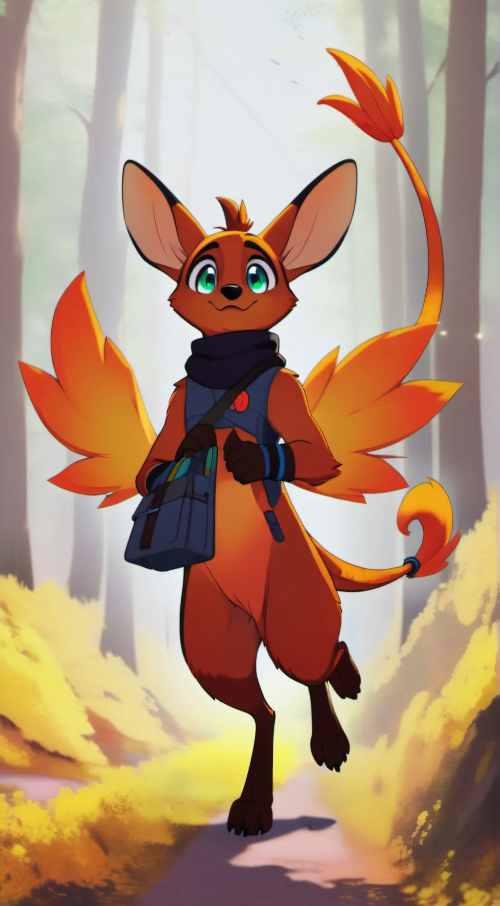 ai character: dogday  background