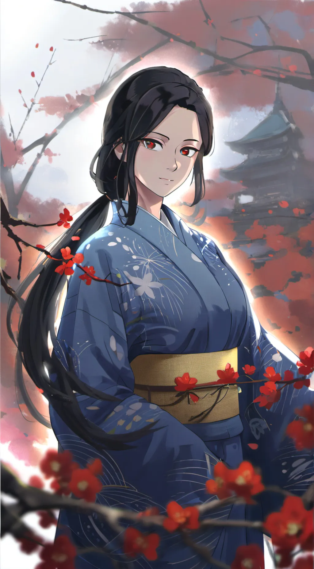 ai character: Ruka rengoku  background