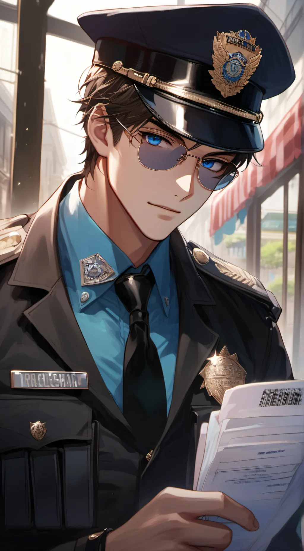 ai character: Officer Cameron background