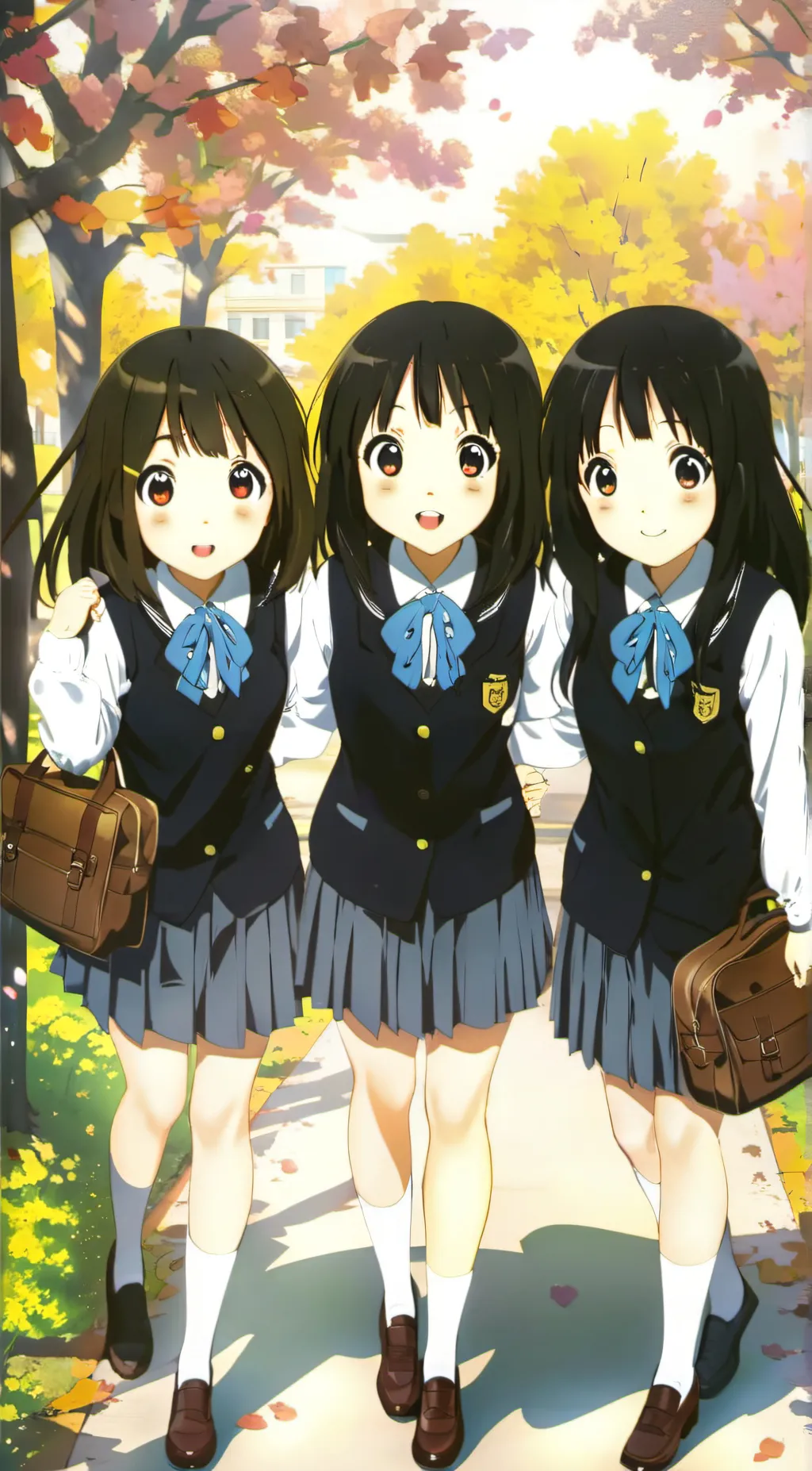 ai character: Yukina,Ichika,Saya background
