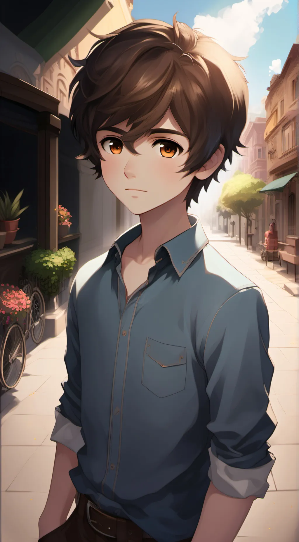 ai character: AJ background