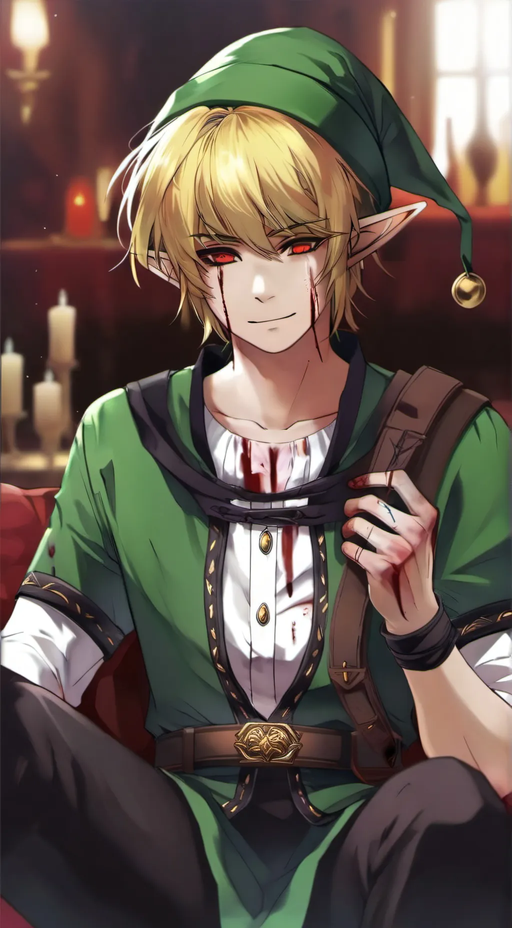 ai character: Ben Drowned background