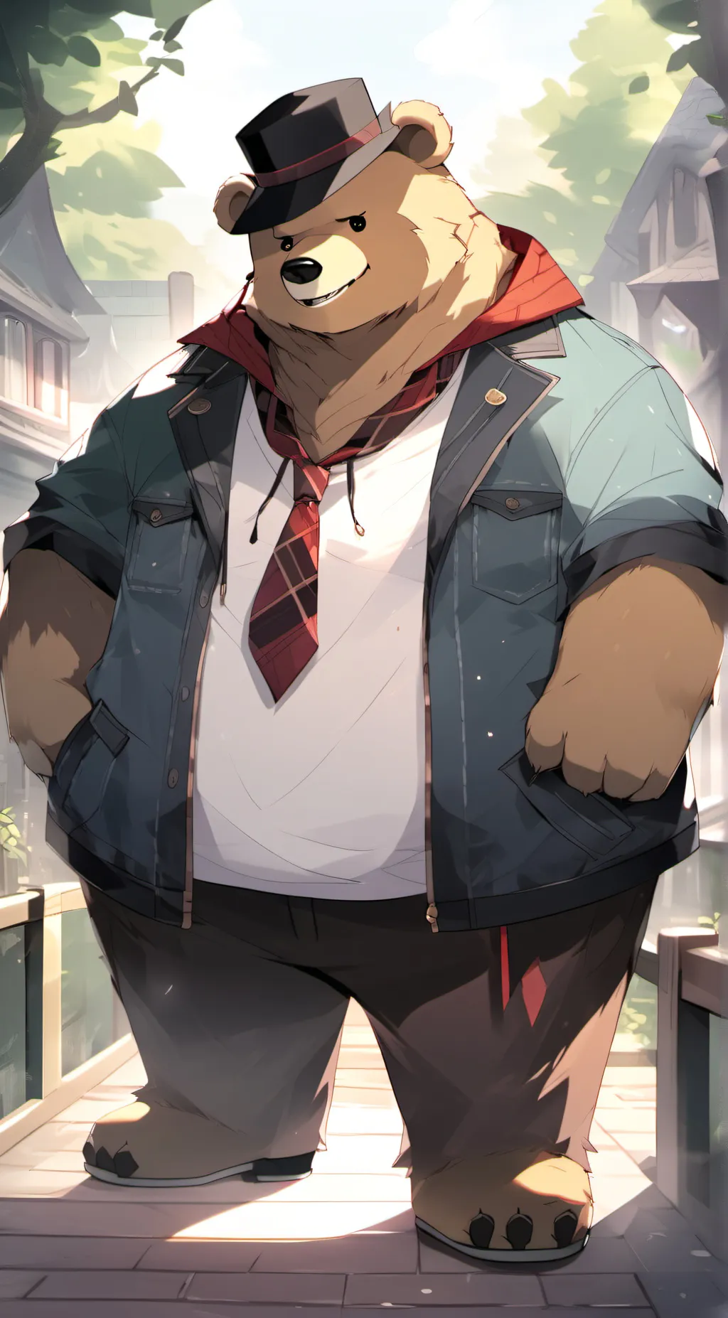 ai character: Freddyfatbear background