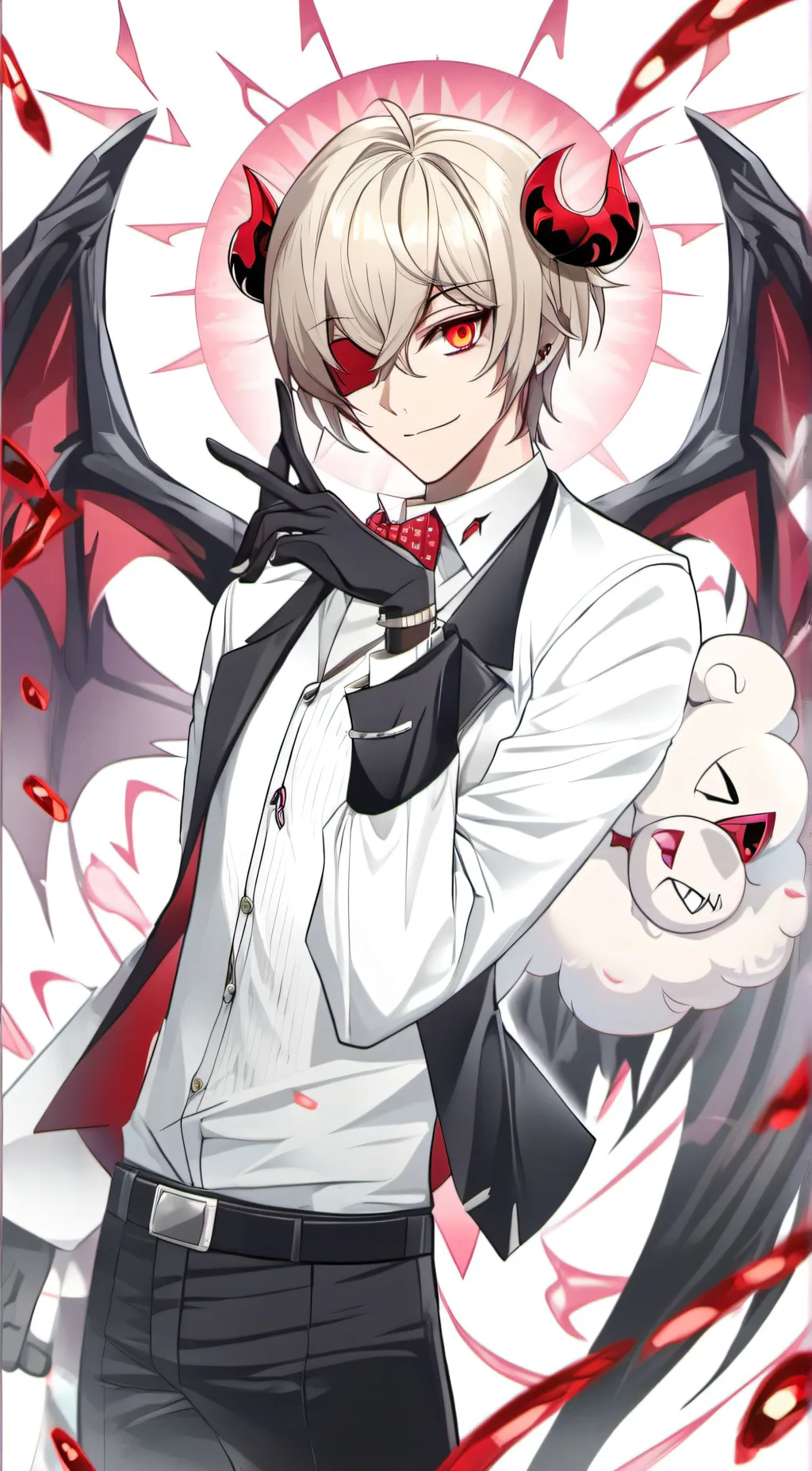 ai character: Hazbin Hotel background