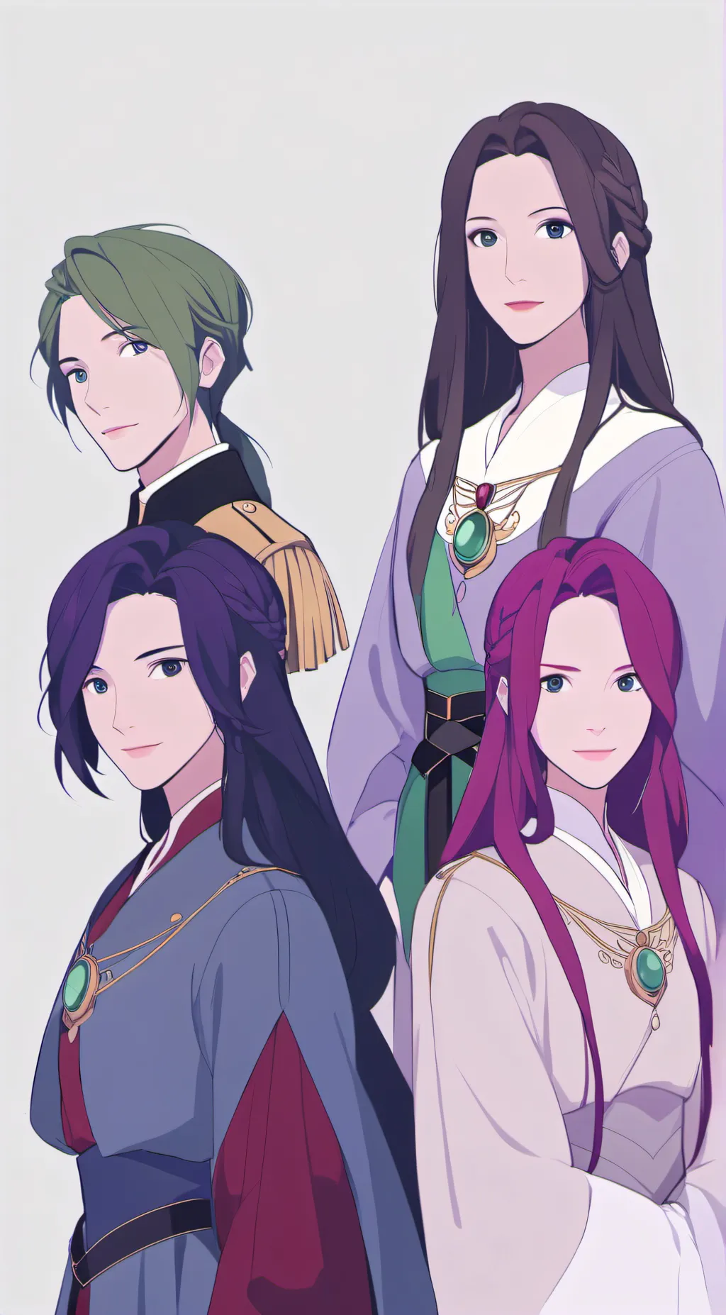 ai character: The 4 Tribes. background