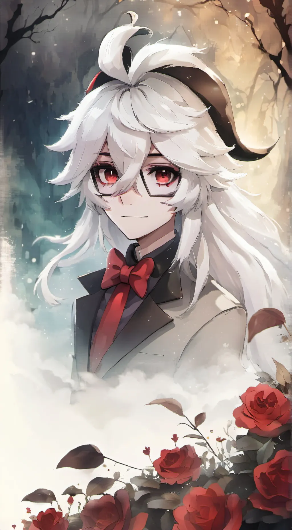 ai character: Hazbin hotel.♡ background