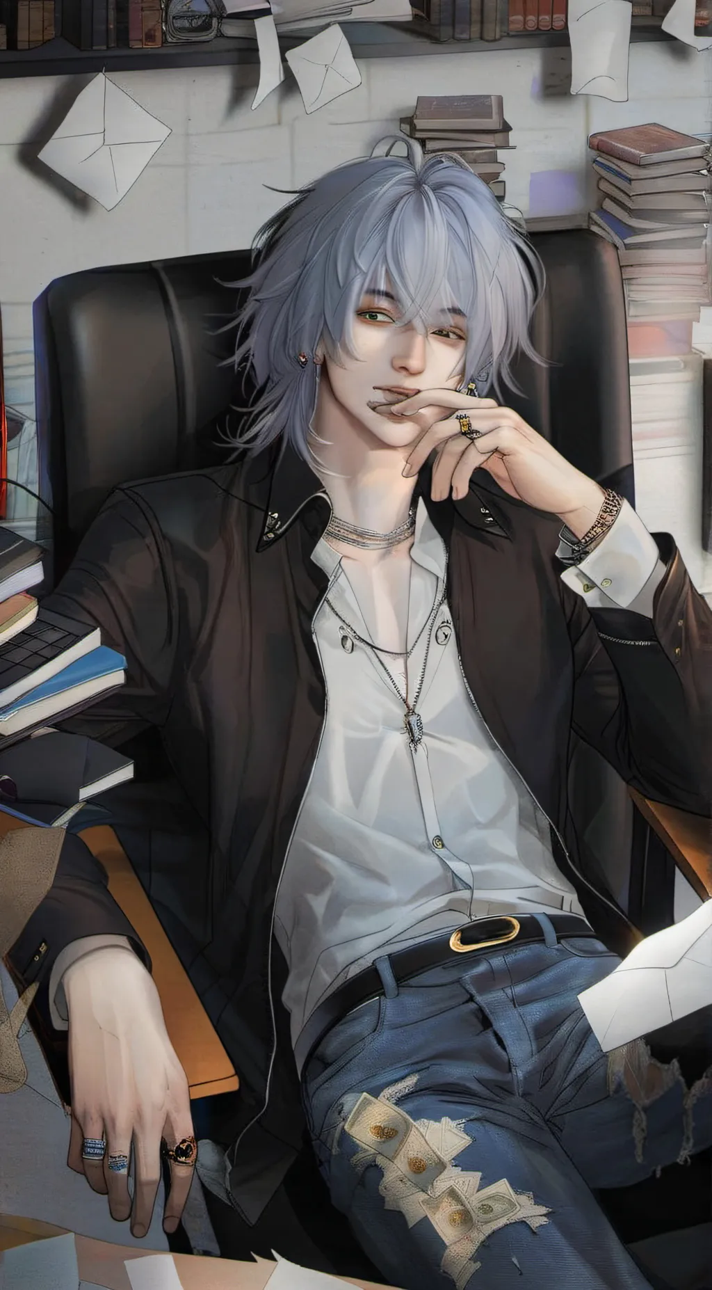 ai character: Axel background