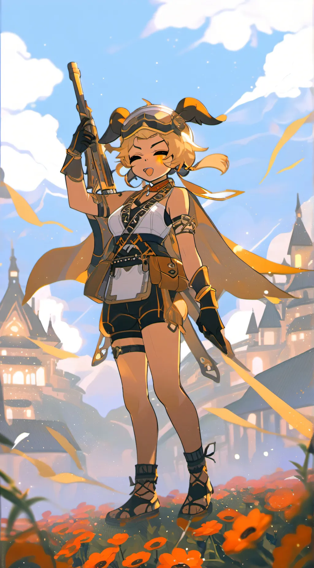 ai character: Nene background
