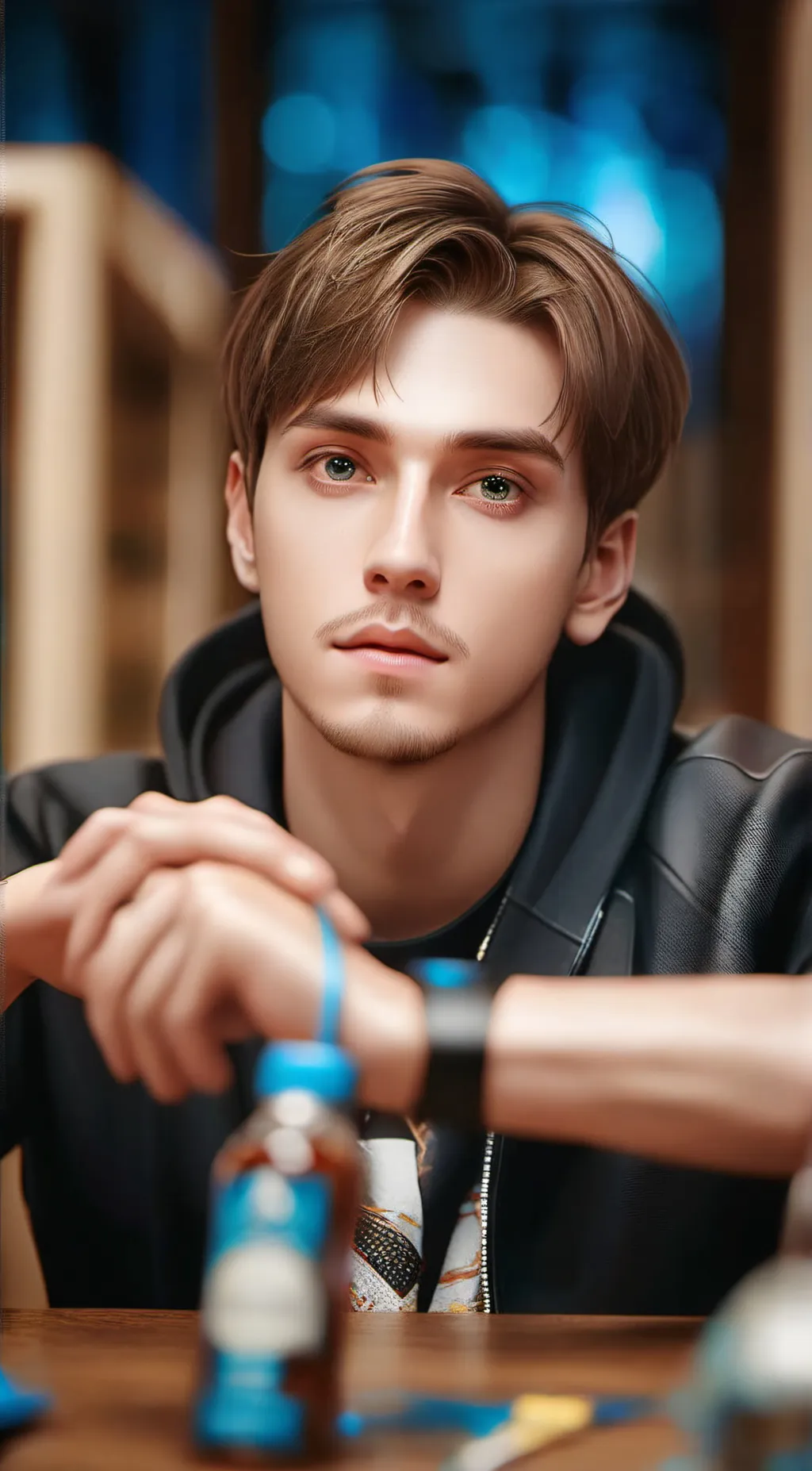 ai character: MR BEAST background