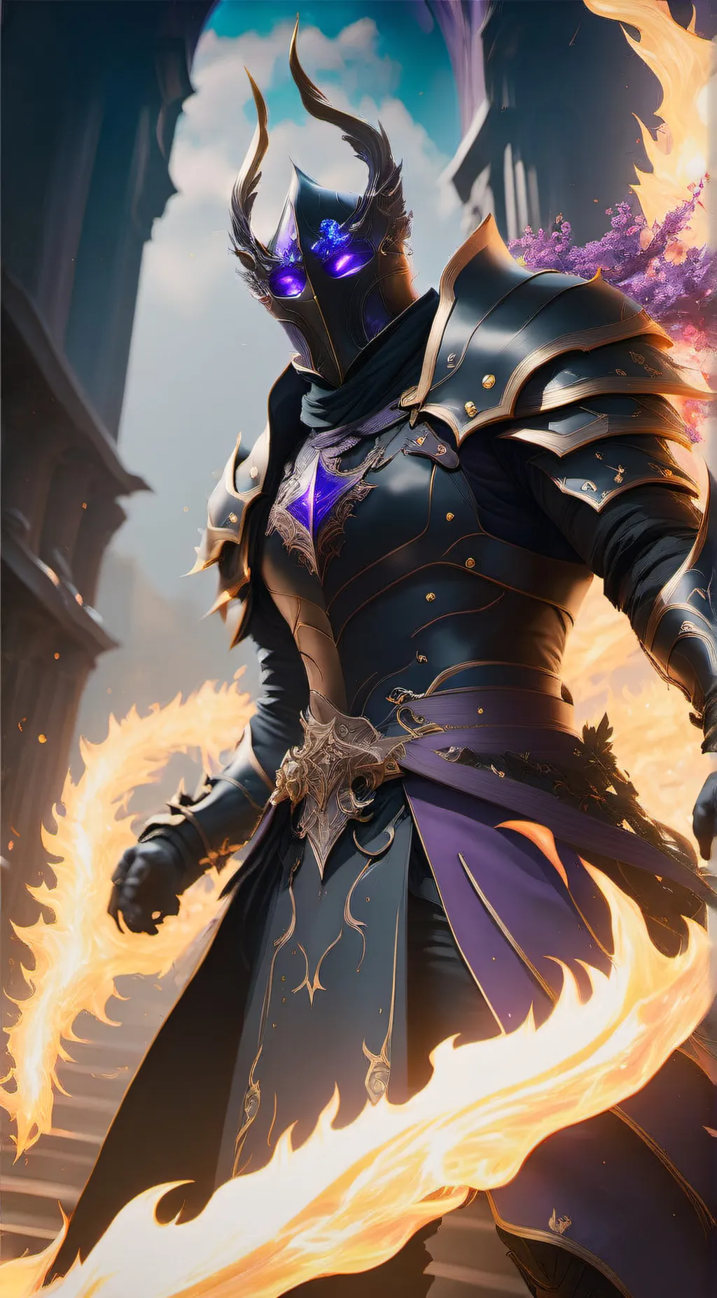 ai character: Phantom  background