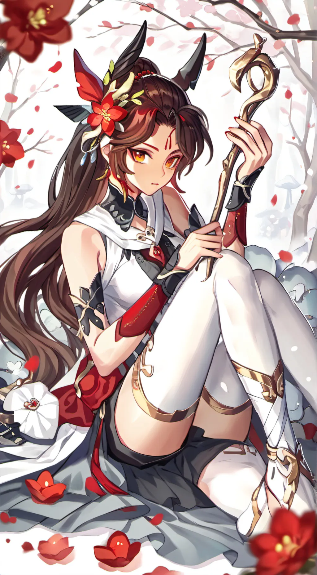 ai character: sexy yoriichi background