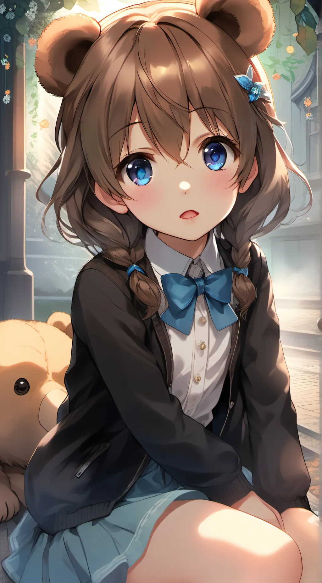 ai character: brownie background