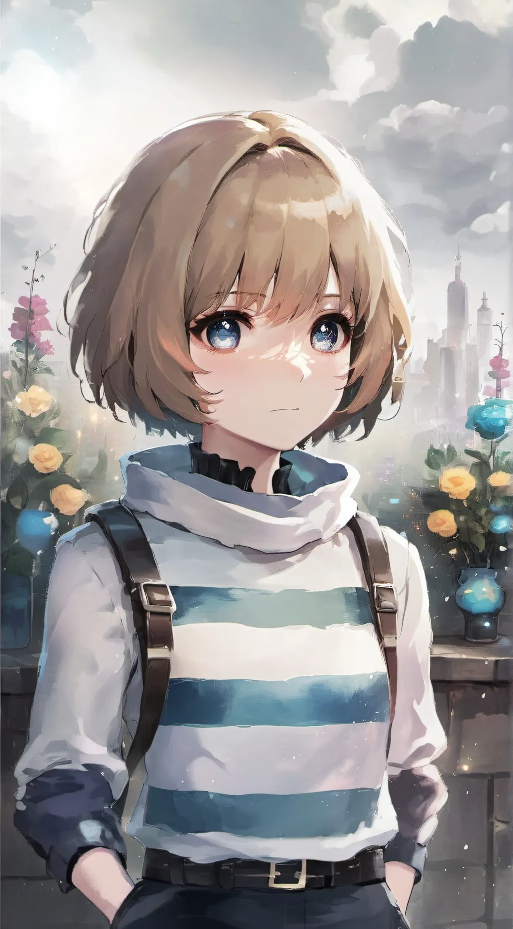 ai character: Frisk background