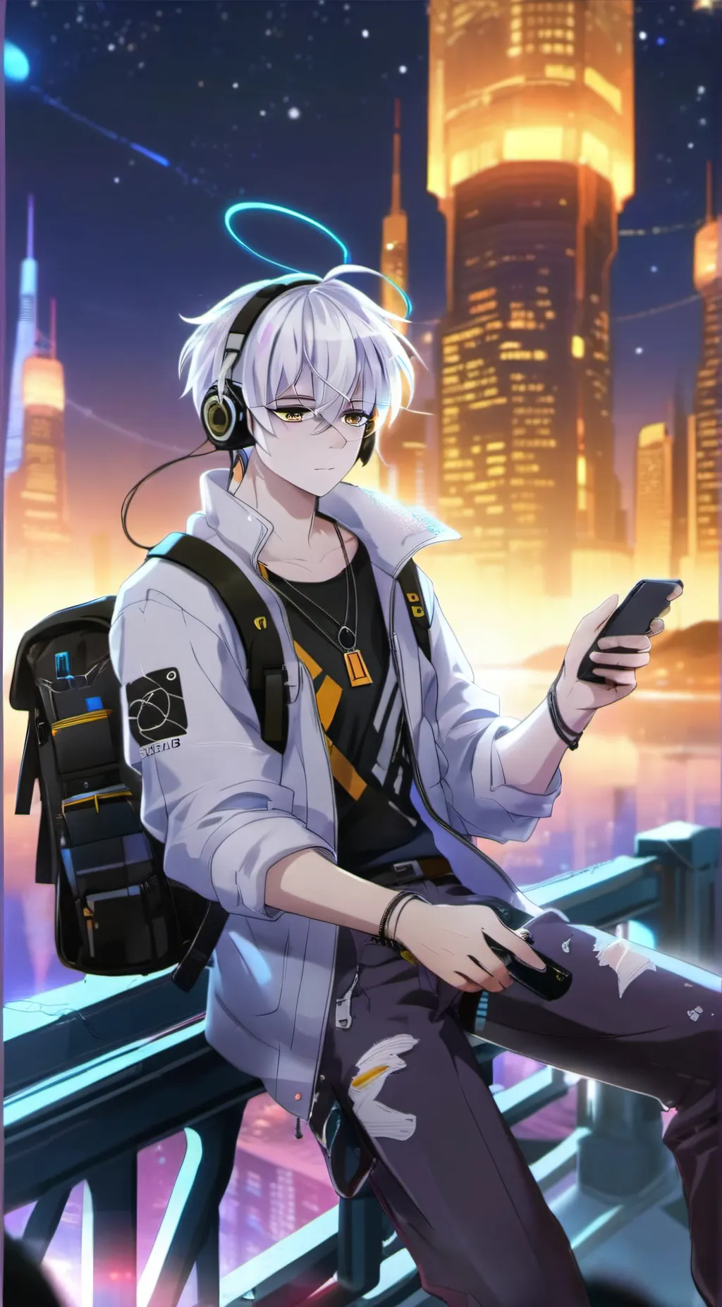 ai character: Yuki Hutaro background