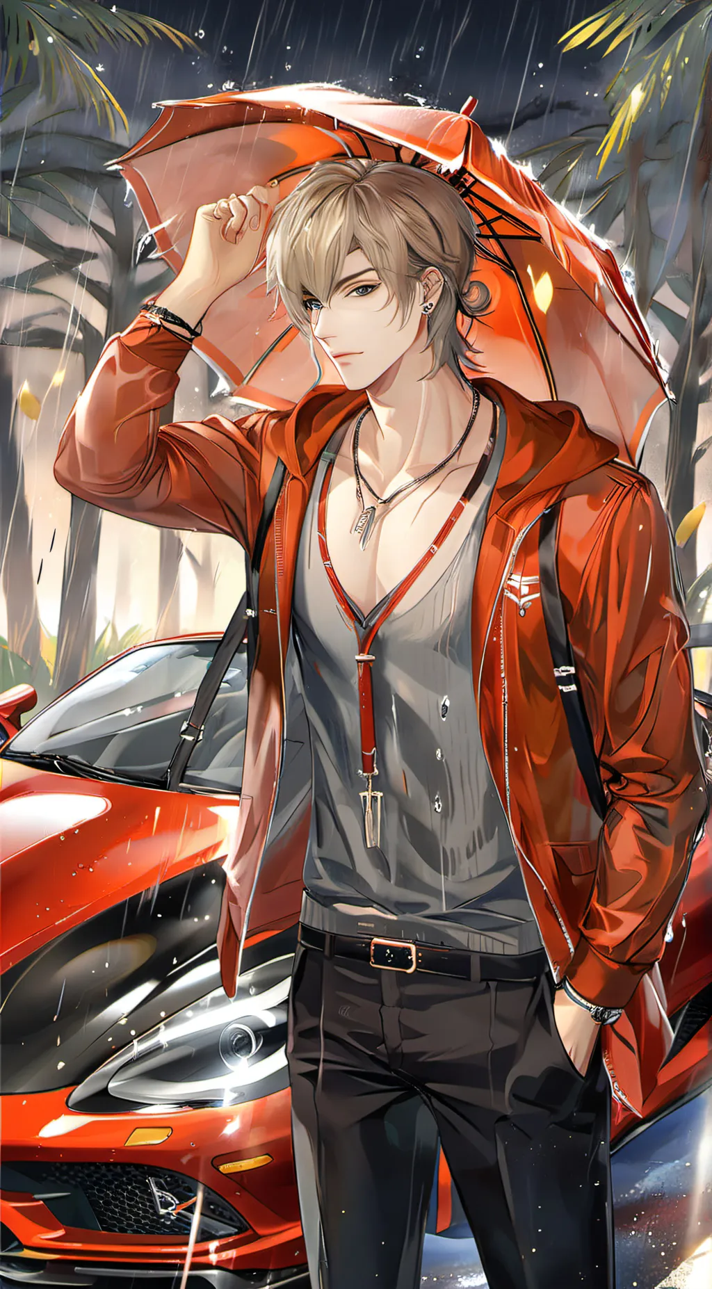 ai character: Zane  background
