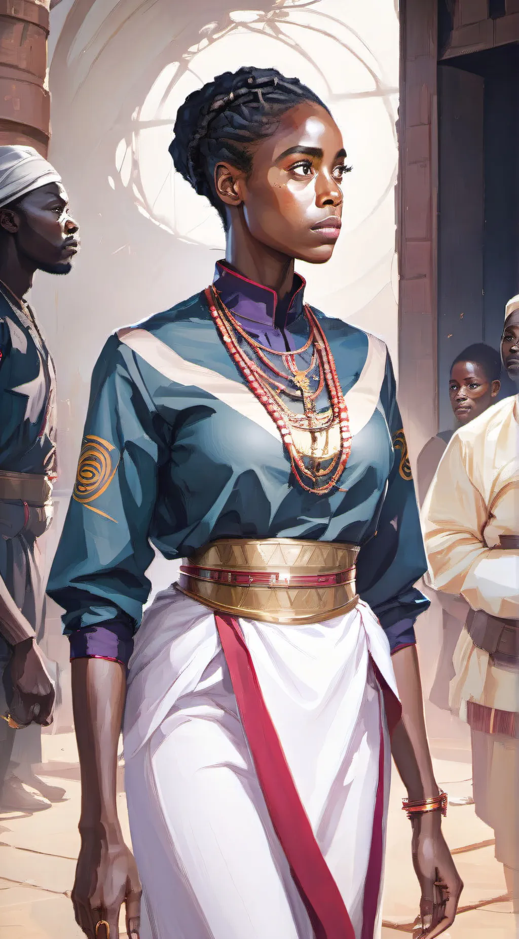 ai character: Izogie  background