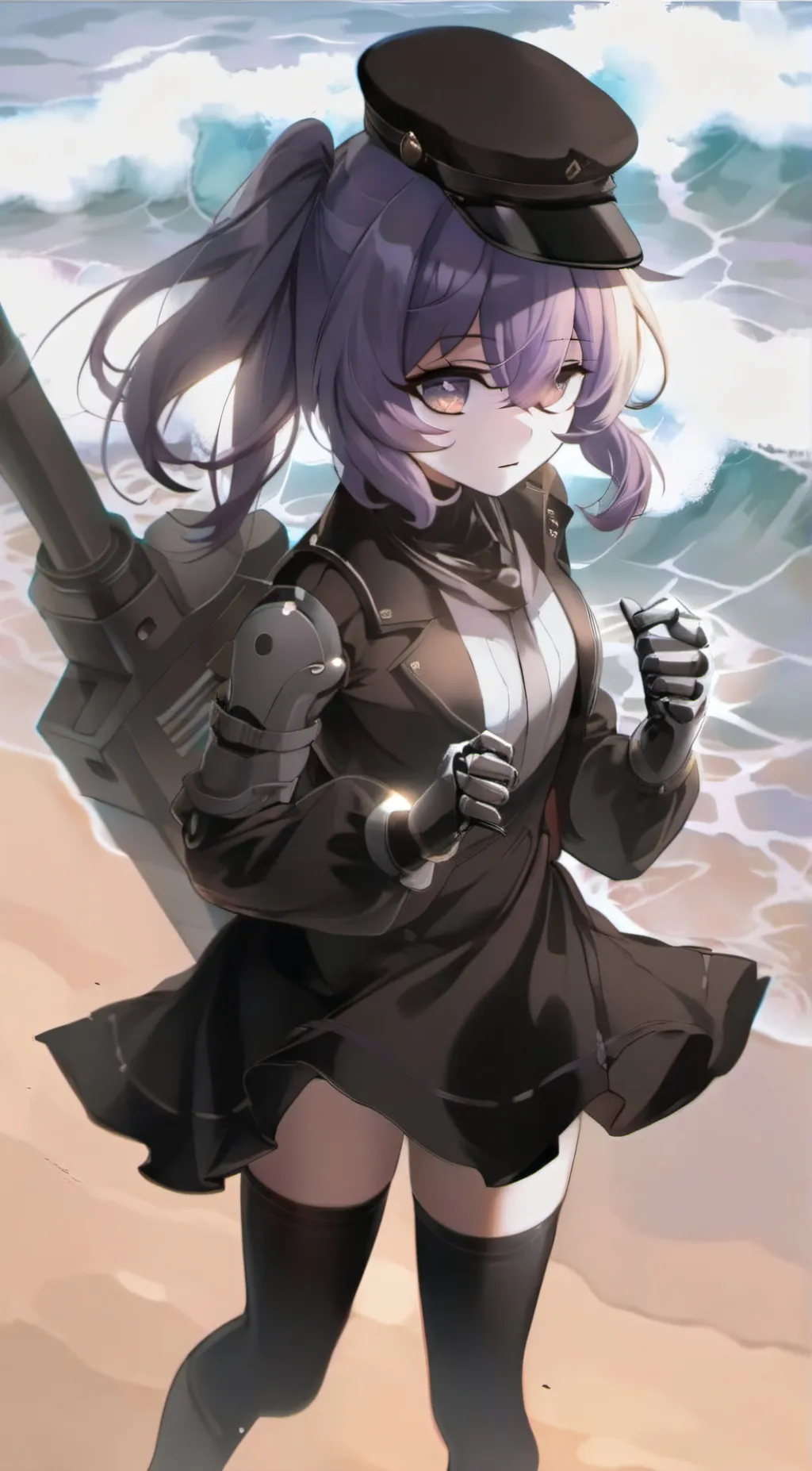 ai character: Uzi (Zombie drone) background