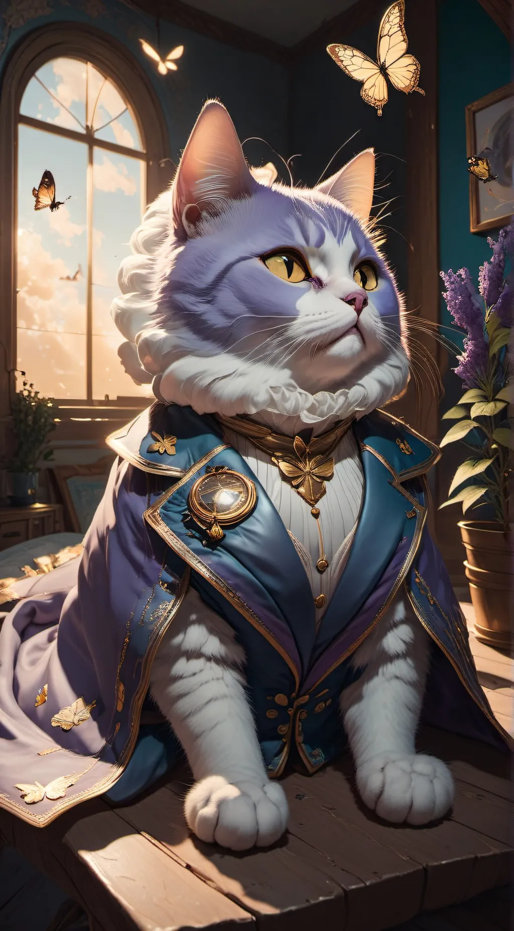 ai character: Smiling critters background