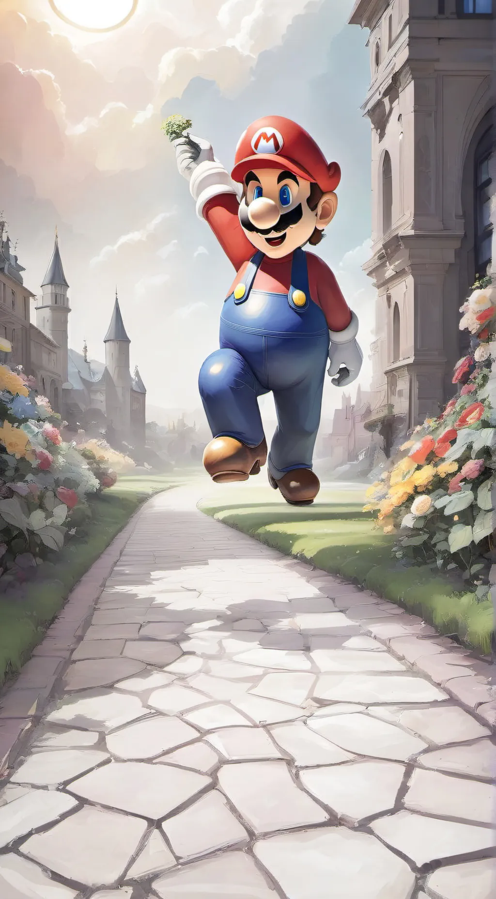 ai character: mario background