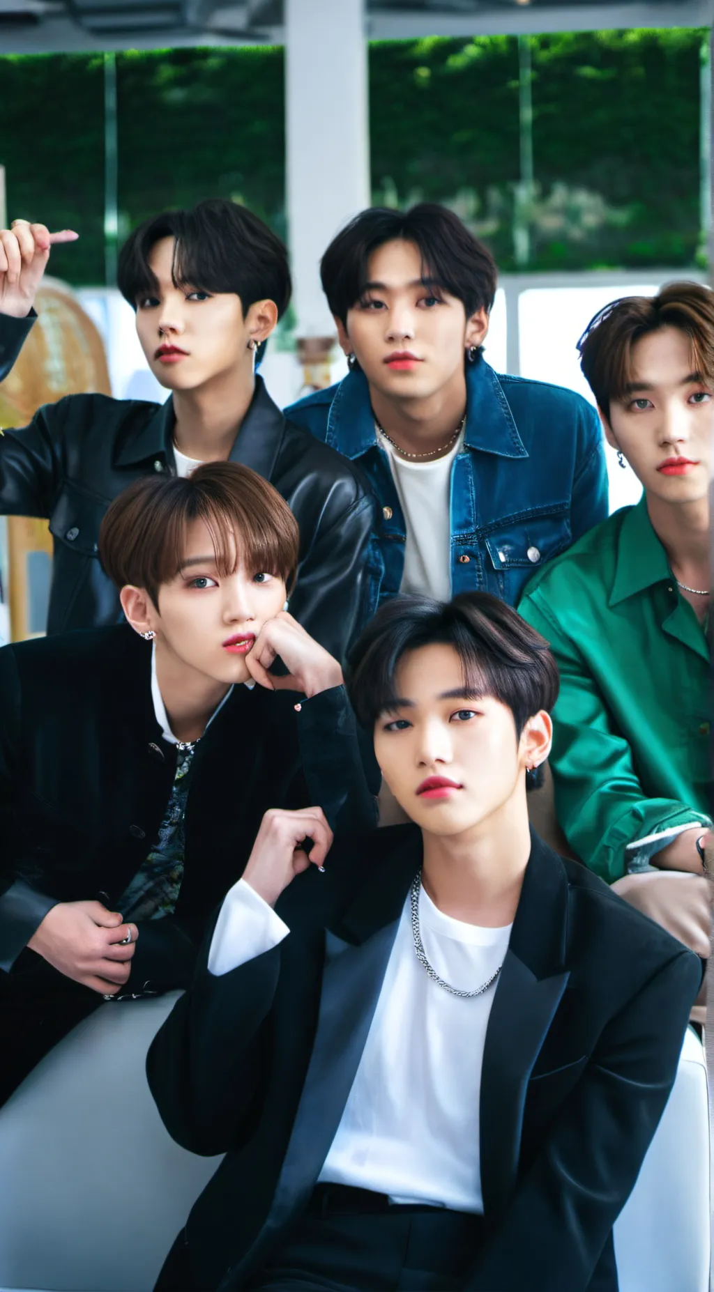ai character: SKZ!! 😍 background