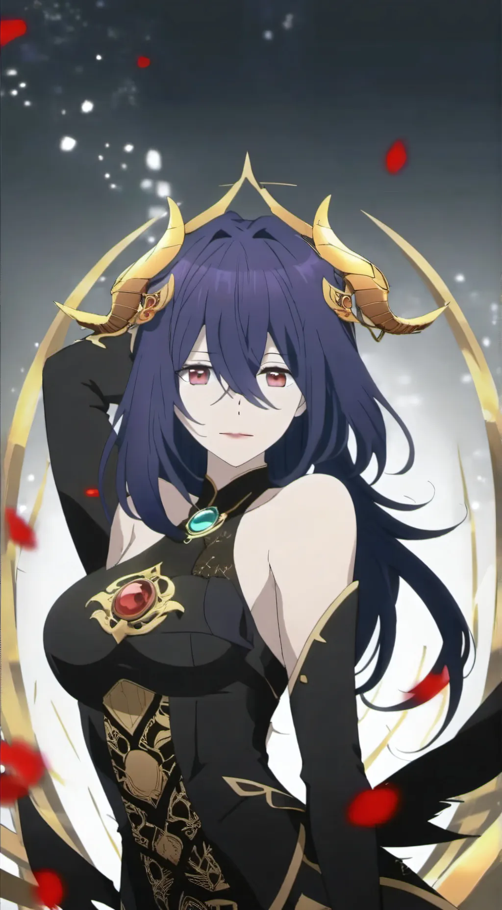 ai character: Vermeir In Gold background