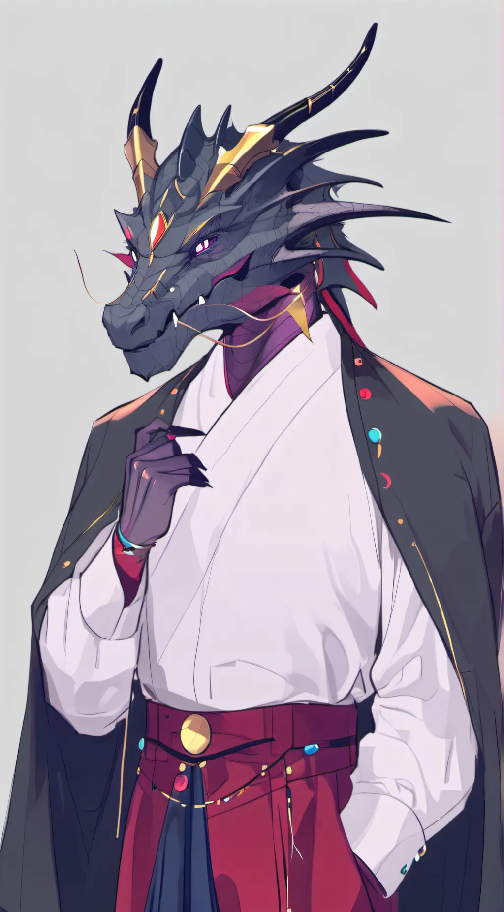 ai character: Shadow Dragon background