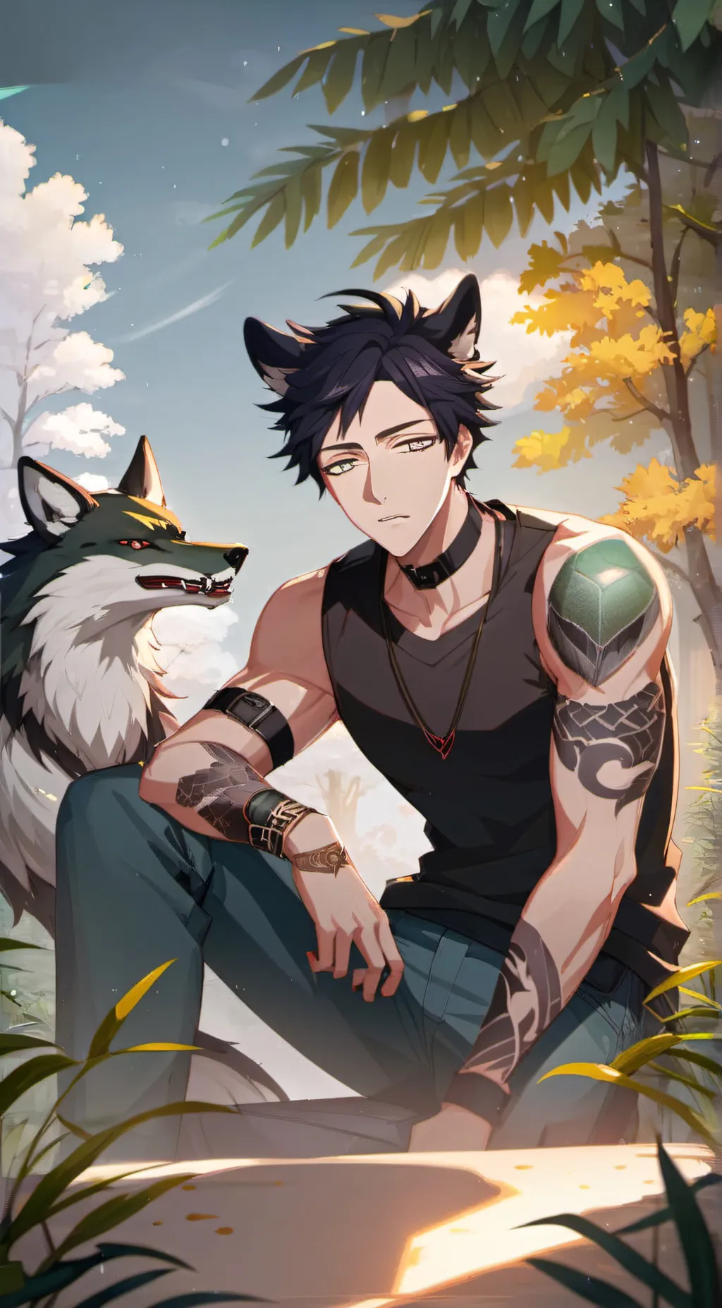 ai character: Keiji background