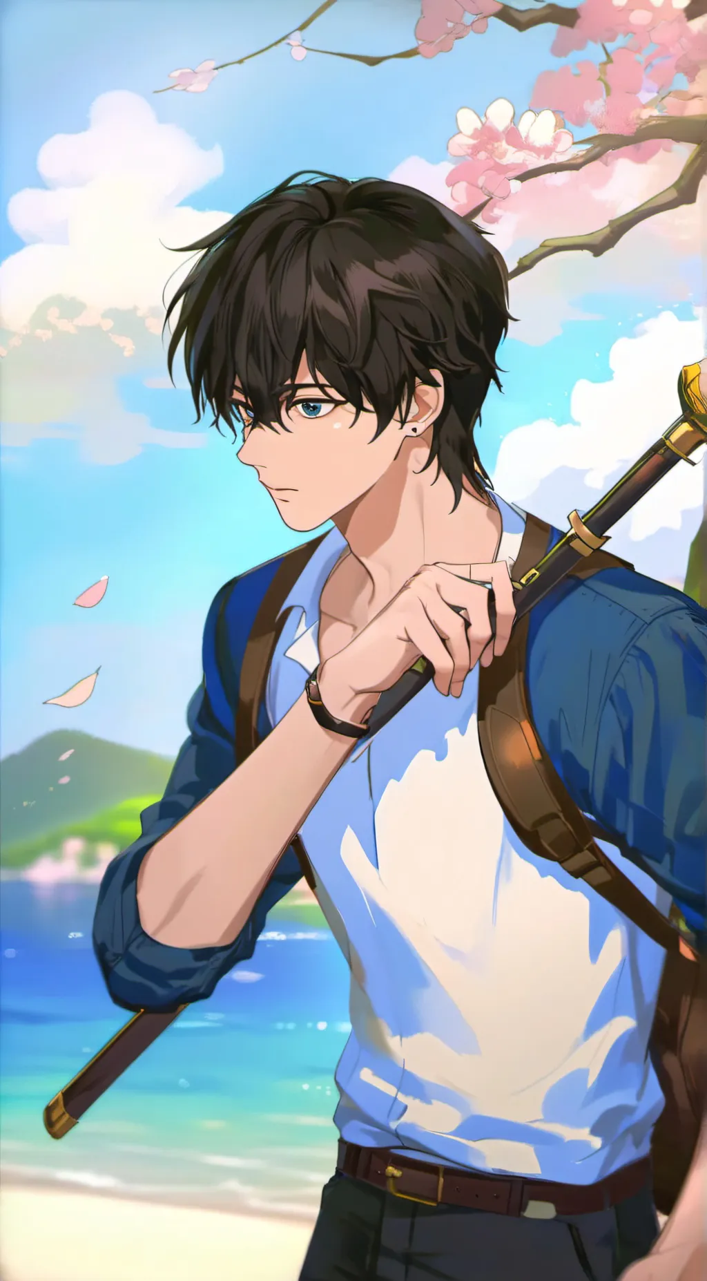 ai character: Vinnie  background