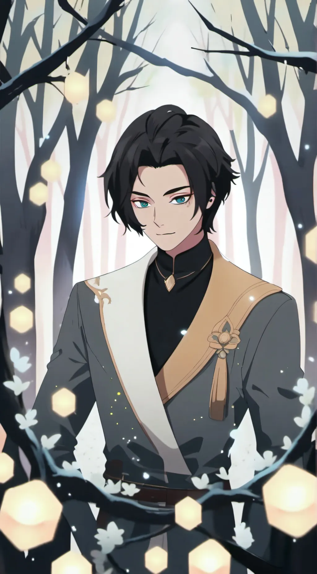ai character: Damien  background