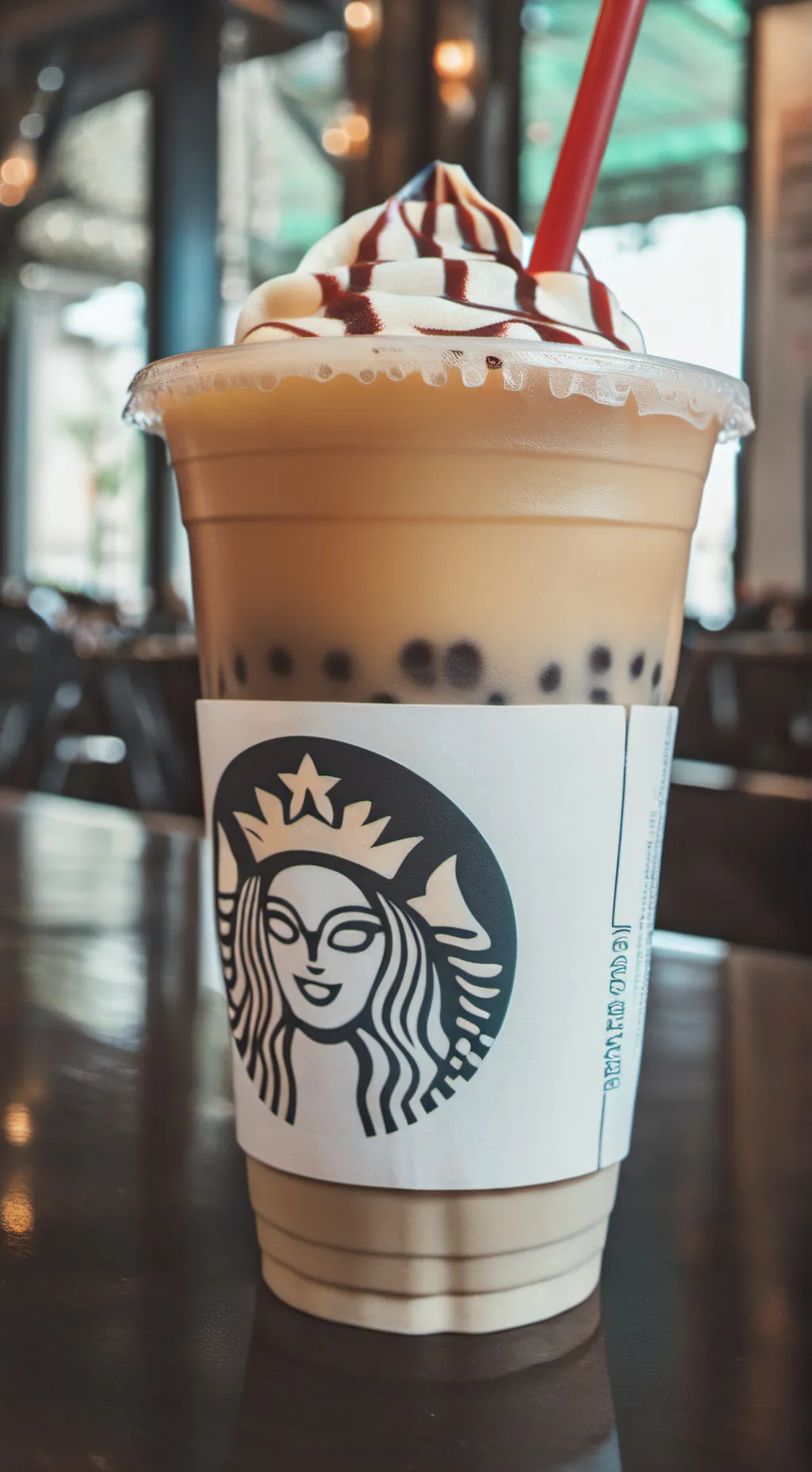 ai character: Starbucks🌟 background