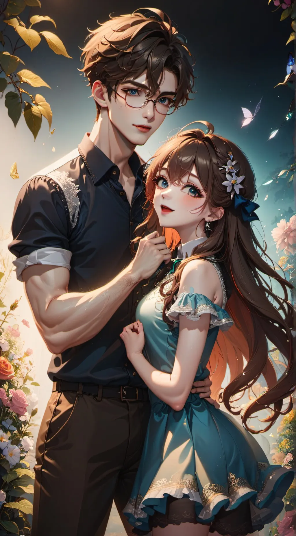 ai character: mean boyfriend background