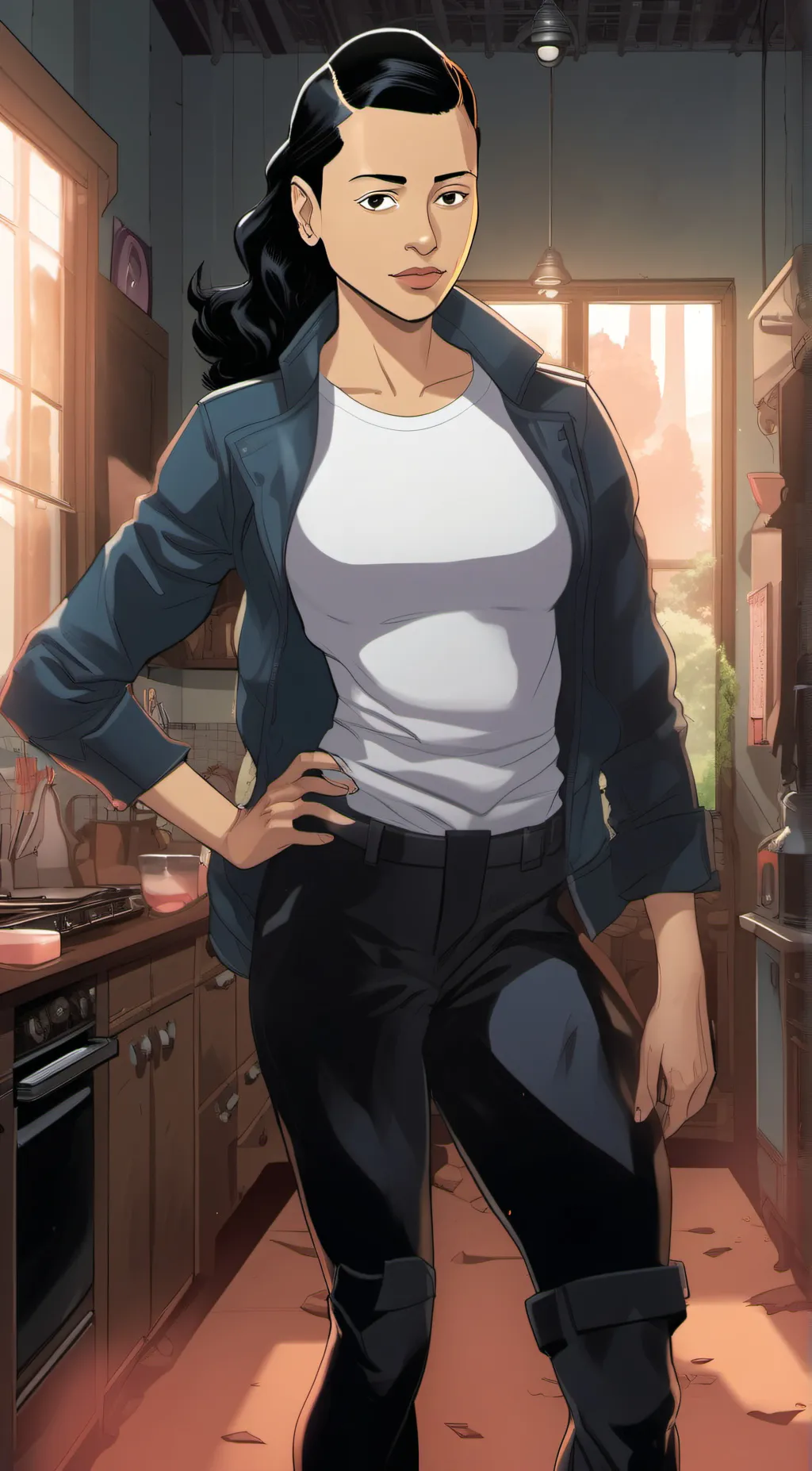 ai character: Debbie  background