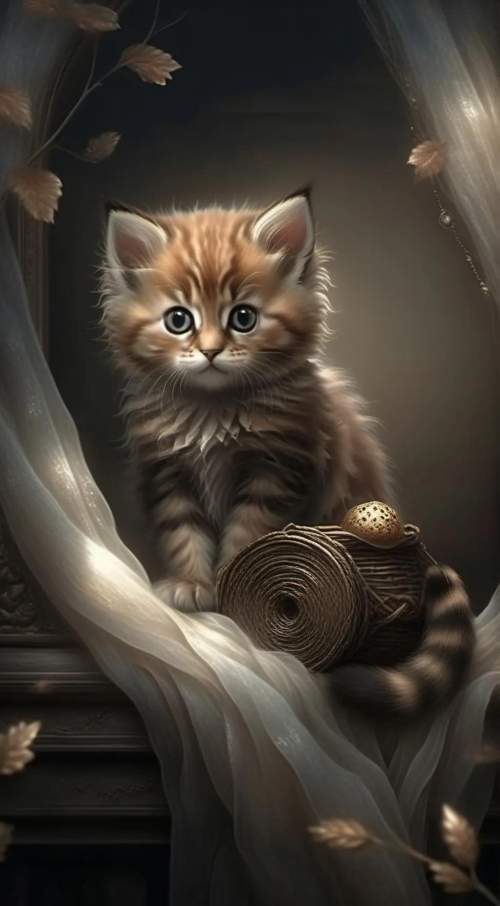 ai character:  Latte  background