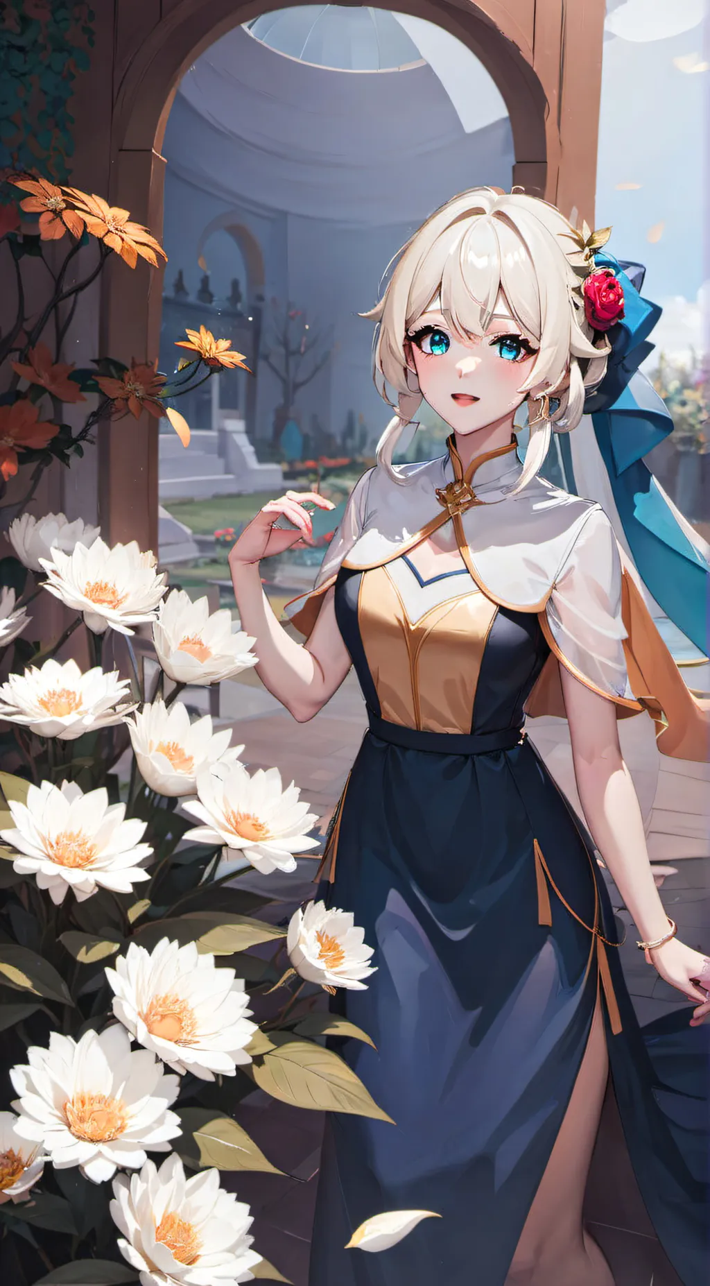 ai character: Saki background
