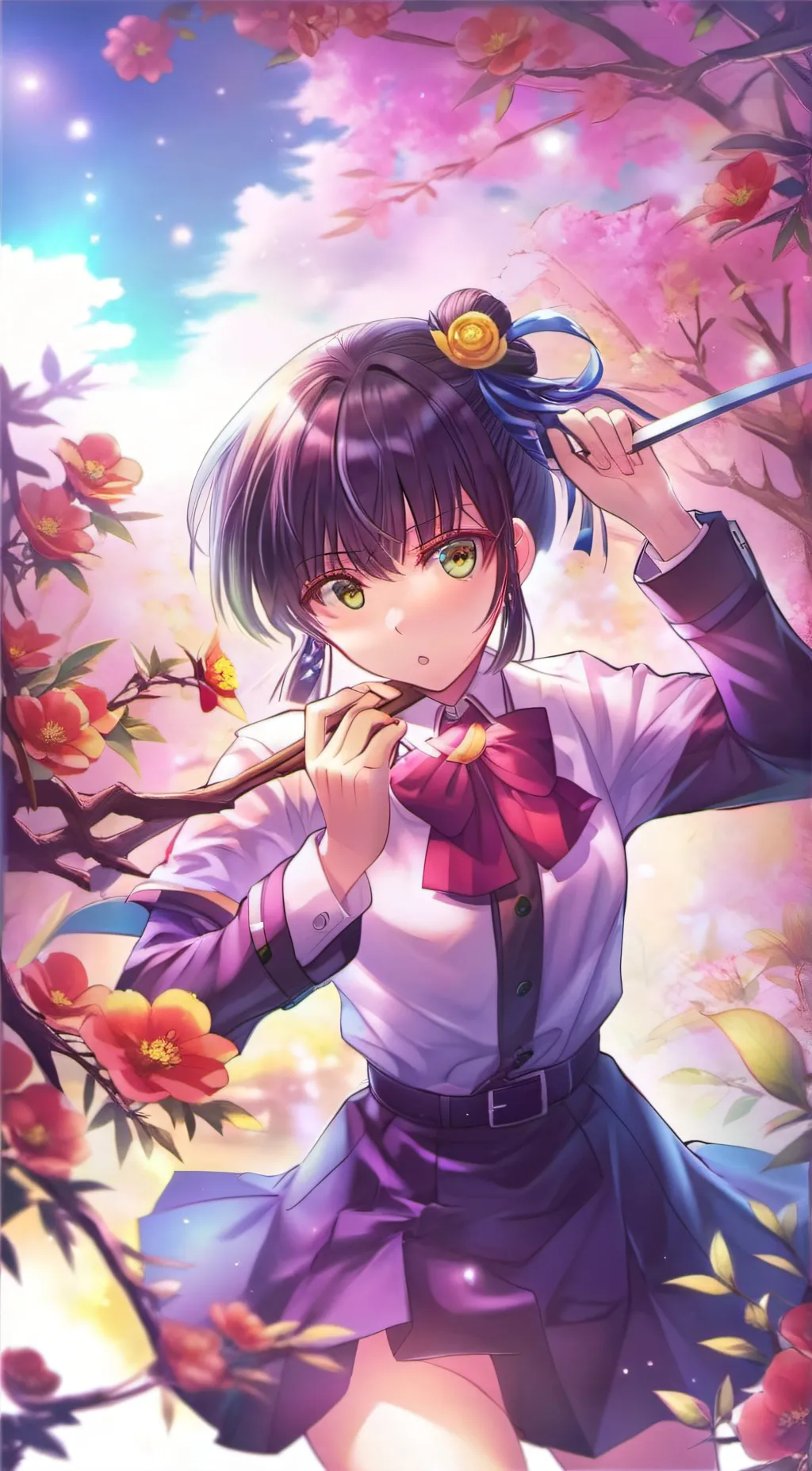 ai character: Kanao background