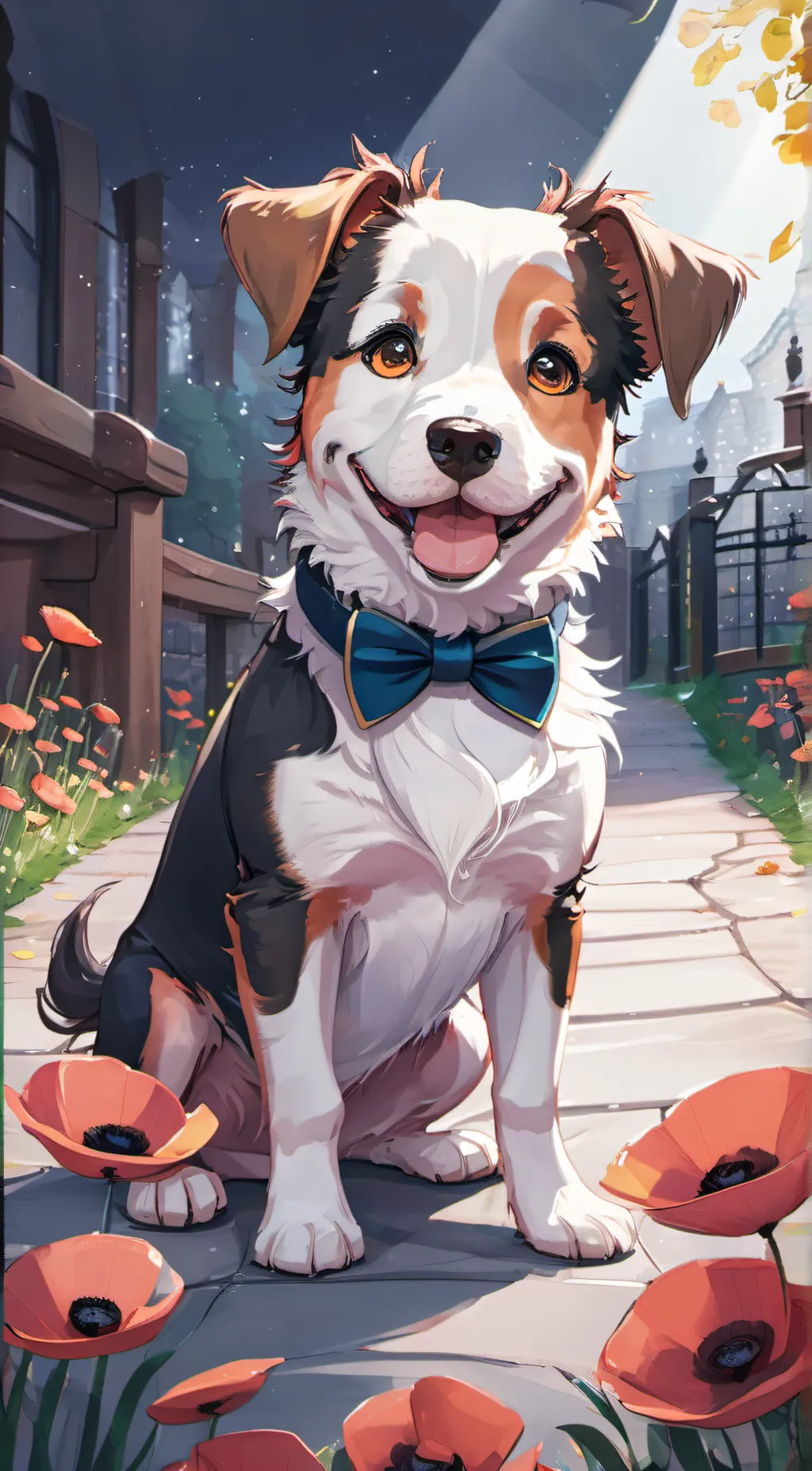 ai character: dogday  background
