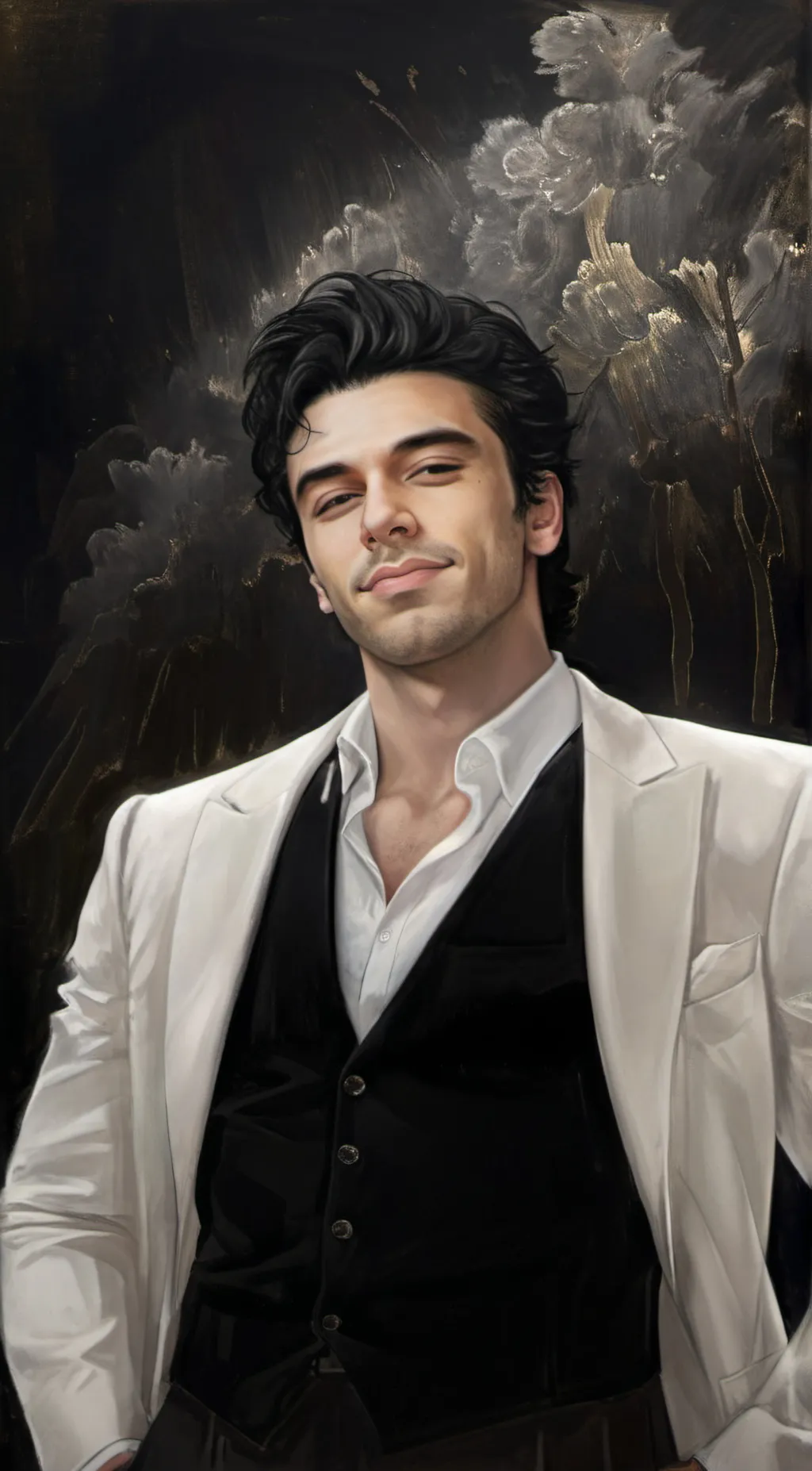 ai character: mr aref  background