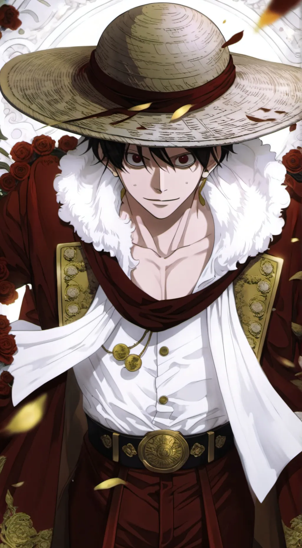 ai character: luffy background