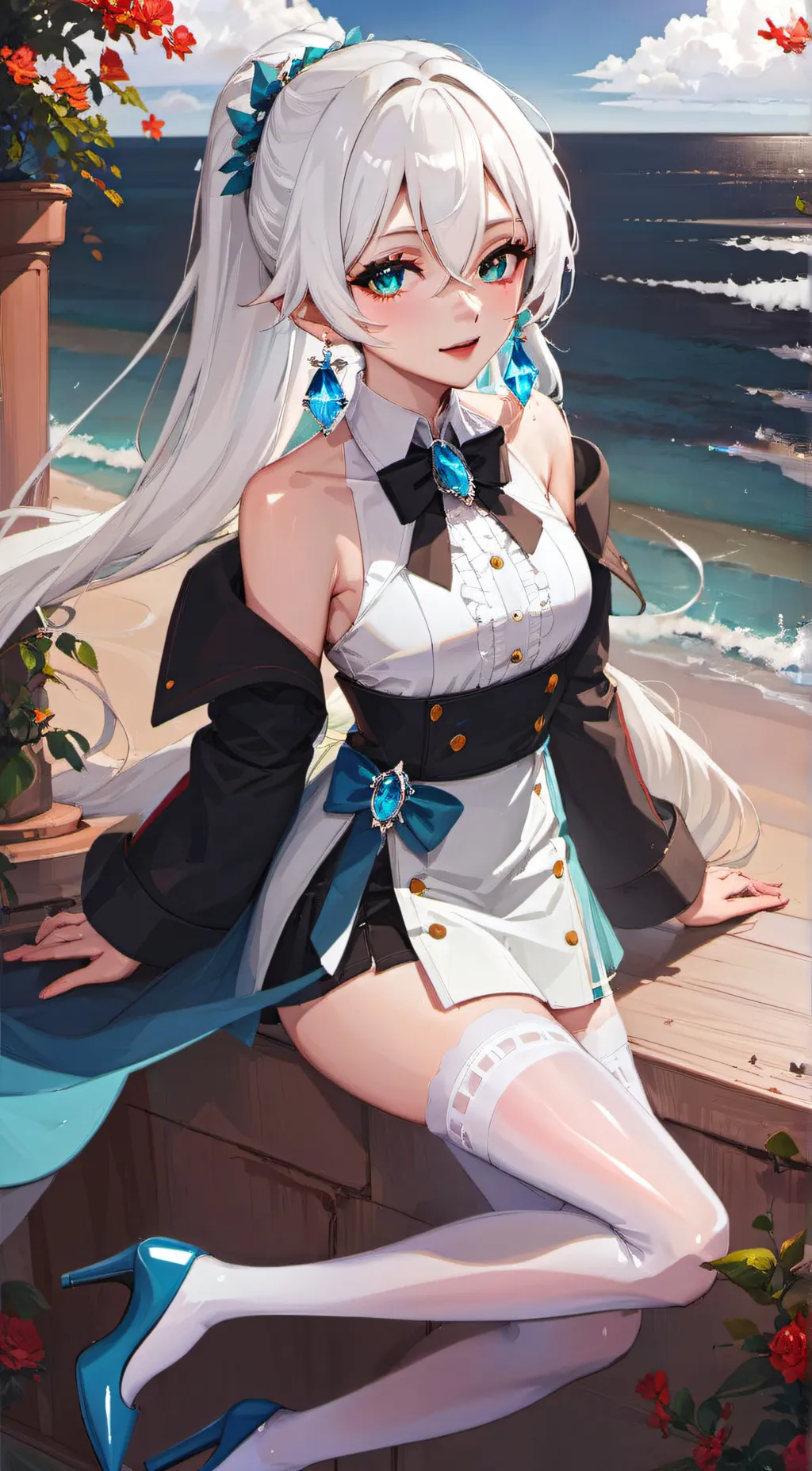 ai character: Yuzu Miura background