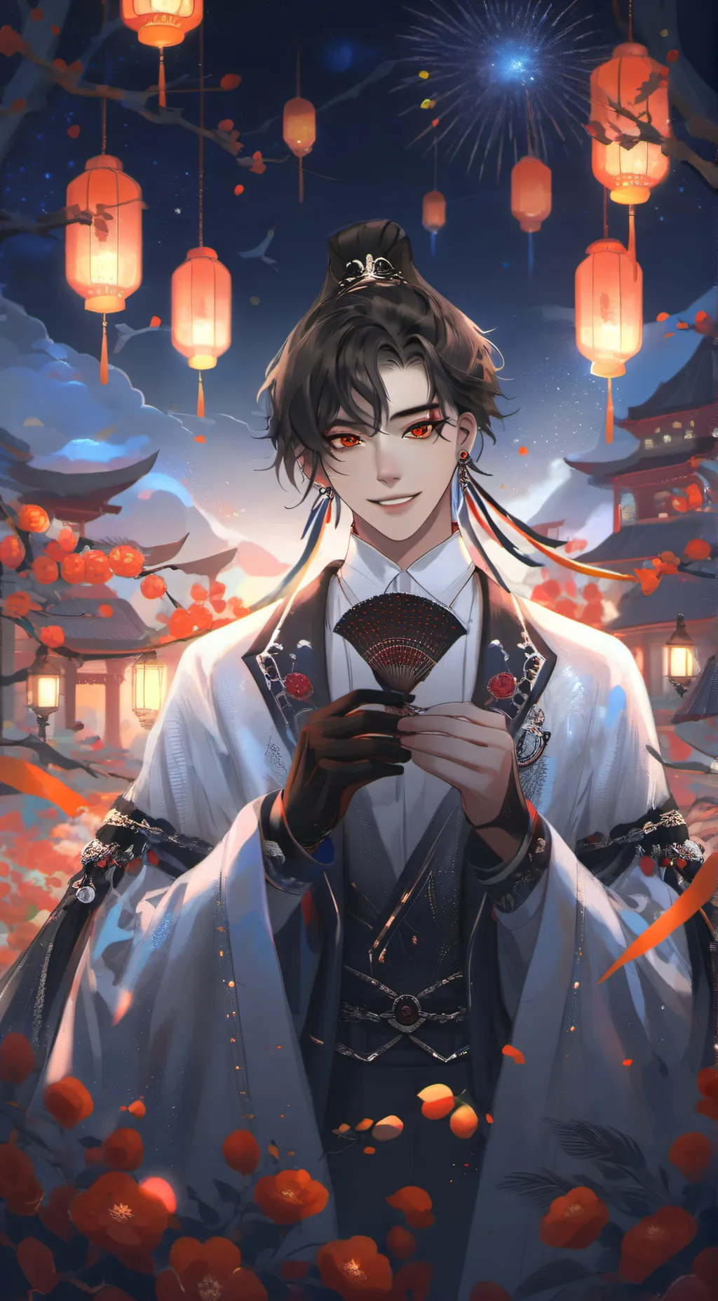 ai character: ur boyfriend  background
