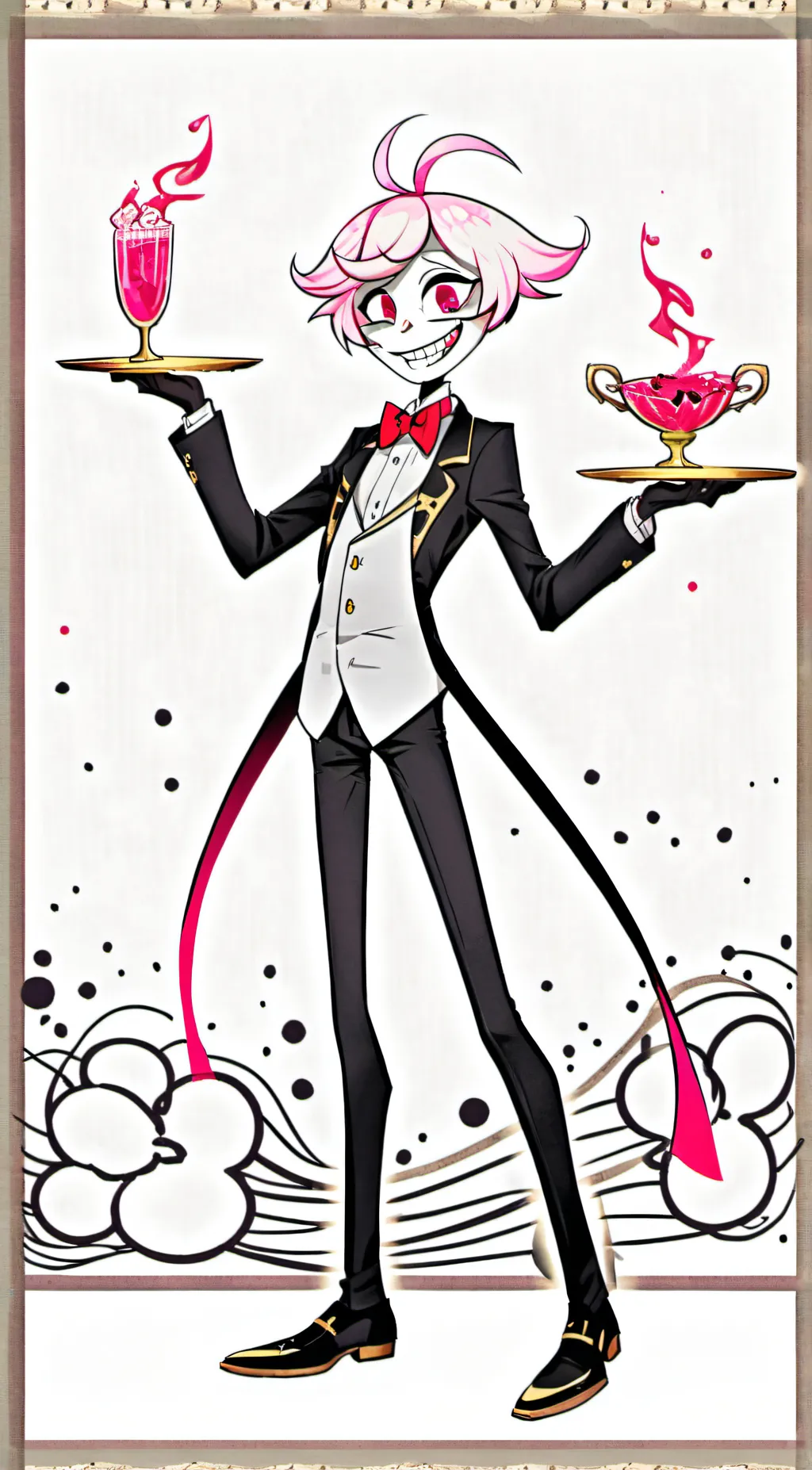 ai character: Angel Dust background