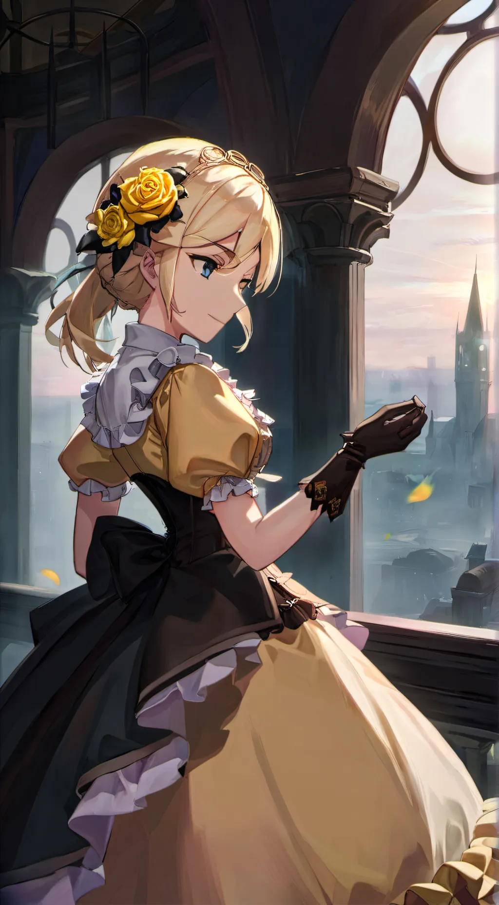 ai character: Riliane lucifen  background