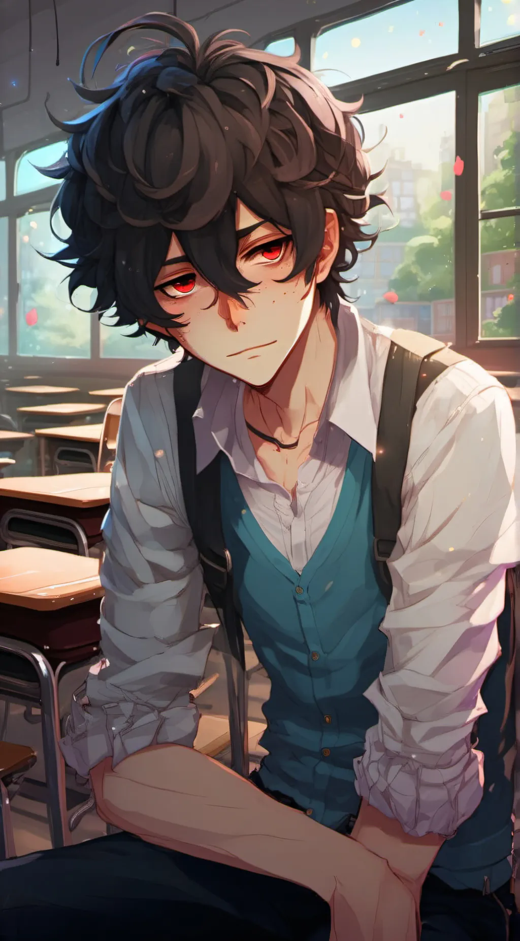 ai character: Mark Addams background