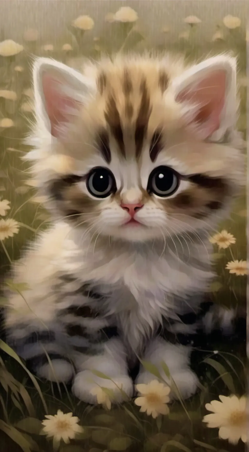 ai character: Baby cat background